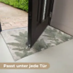 Bananenbladeren - Beton - Groen Deurmat klein -USP_DE