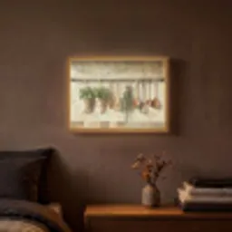 Hout - Keukengerei - Stilleven - Tegels Light Box met batterij (Wandlamp) middel -sfeer4