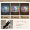 Oude man - Expressief - Kleurrijk Light Box met batterij (Wandlamp) middel -USP_lichtkleurNL