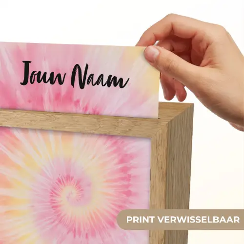Spiraal - Pastel - Roze Light Box met kabel (Kinderlampje) klein -USP_websiteprintNL