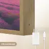 Lavendelveld - Zonsondergang - Paars Light Box met batterij (Wandlamp) middel -USP_websiteoplaadbaarNL