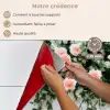 Bloemen - Muur - Rozen - Groen keuken achterwand spatscherm klein -spatscherm_FR