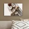Kokosnoten - Bruin - Shaduw canvas 2cm klein -sfeer3