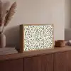 Bladeren - Bessen - Roze Light Box met batterij (Wandlamp) middel 907 -sfeer2