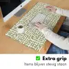 Grafisch - Patroon - Groen Muismat XXL klein 681 -sfeer3