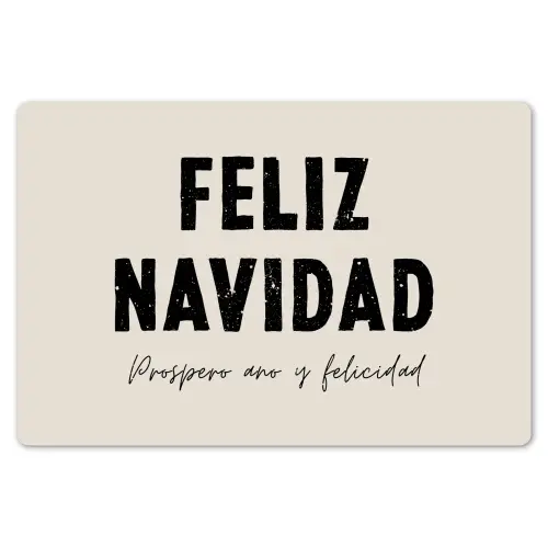 Kerst - Quotes - Feliz navidad - Kerstmis - Feestdagen Placemat vinyl groot -zzsfeer1_Kitchenyeah-website