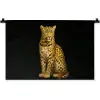 Panter - Realistisch - Bruin Wandkleed katoen klein -zz3d