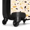 Terrazzo patroon geel NBS - Handbagage koffer - Kinderen Unisex middel -wiel