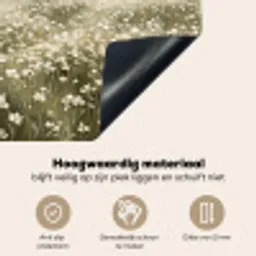 Illustratie - Landschap - Wit Inductie beschemer met haakjes klein -ky-onderkant-nl