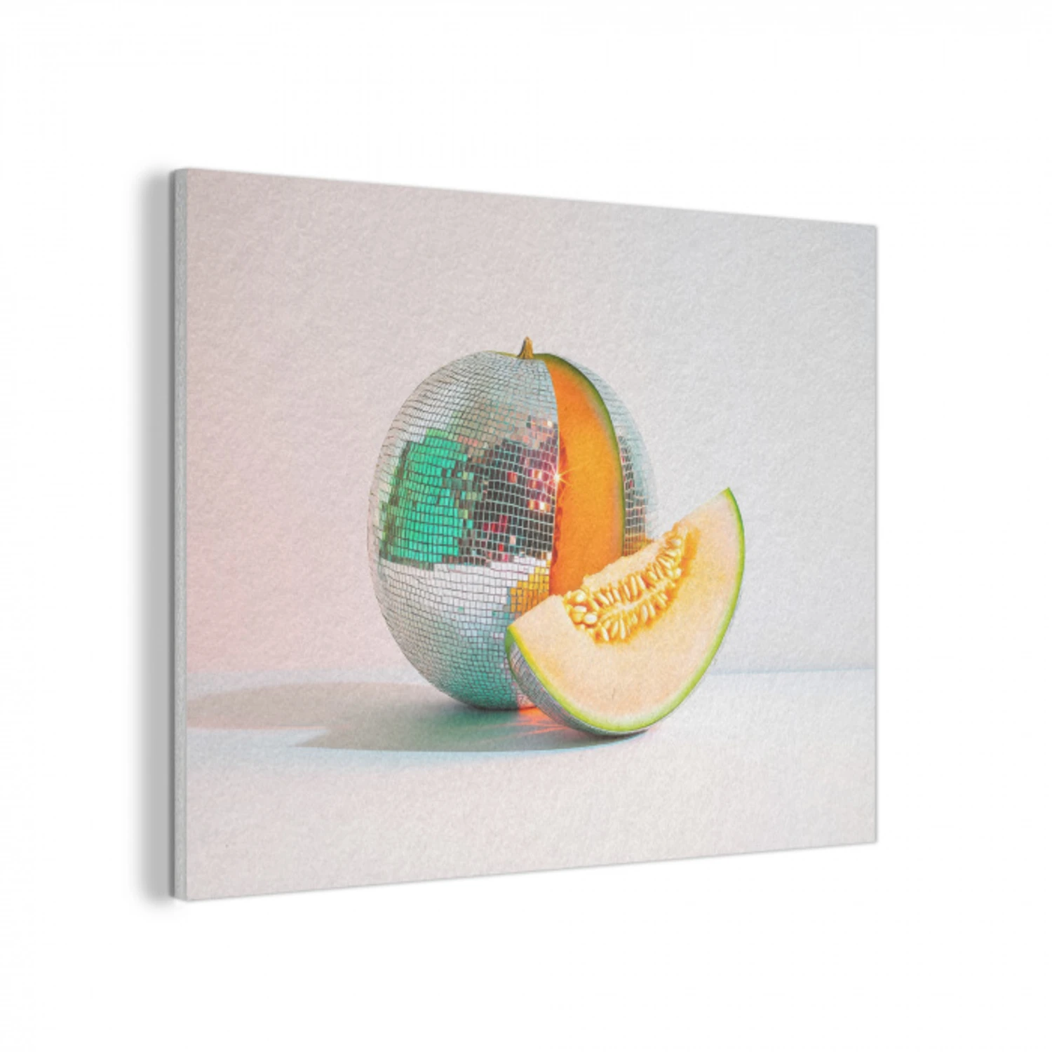 Disco - Discobal - Meloen - Pastel PET vilt klein -3d