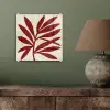 Tak - Bladeren - Rood plexiglas 5mm klein -sfeer3