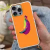 Felle kleuren - Banaan - popart Hoesje iPhone 16 Pro Max met koord klein -sfeer3