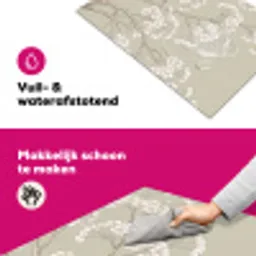 Sereen - Bloesem - Wit Inductie beschermer vinyl 3mm klein -wsfeer6_website