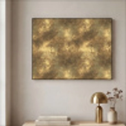 Antiek - Metaallook - Goud Textielframe zwart klein 947 -sfeer2