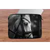 Paard - Schimmel - Portret laptophoes neopreen klein -tafel