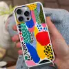 Stippen - Vormen - Modern - Kleuren Hoesje iPhone 16 Pro Max met koord klein -sfeer3