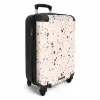 Terrazzo patroon veelkleurig blauw NBS - Handbagage koffer - Kinderen Unisex middel -productfoto_3d
