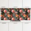 Dahlia - Bloemen - Patroon keuken achterwand 2 middel 871 -3d
