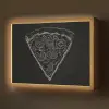 Pizzapunt - Toppings - Krijttekening Light Box met batterij (Wandlamp) middel -z3d_website