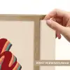 Oh honey - Rood - Schaduw Light Box met batterij (Wandlamp) middel -USP_websiteprintNL