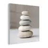 Gestapelde - Stenen - Grijs plexiglas 5mm klein -z3d