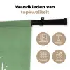 Eten - Drinken - Tekst - Mintgroen Wandkleed katoen klein -sfeer2