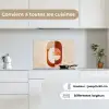 Illustratie - Abstract - Vormen - Rood keuken achterwand spatscherm klein -sfeer4_FR