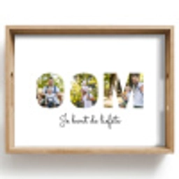 Oom - Lettercollage Dienblad Rechthoek middel -z3d_shopping