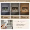 Stilleven met kazen - Kunstwerk - Oude meesters Light Box met kabel (Tafellamp) klein -USP_lichtkleurNL