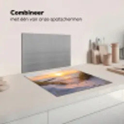 Strand - Zonsondergang - Natuur - Landschap Inductie beschermer vinyl 3mm middel -wsfeer7_website