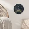 Moskee - Islam - Goud - Ramadan - Islamitische Wandcirkel kunststof plaat 5mm dik klein -sfeer5