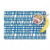 Ruitpatroon - Blauw - Crème Placemat vinyl groot 368 -zzzproduct_Kitchenyeah-website