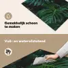 Monstera - Bladeren - Tropisch - Jungle Inductie beschemer met haakjes klein -ky-schoon-nl