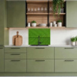 Natuur - Blad - Groen keuken achterwand 2 middel -sfeer3
