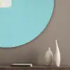 Ijsje - Stokje - Sprinkles - Lichtblauw Akoestische PET Vilt - Rond klein -sfeer5_closeup