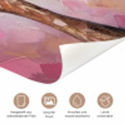 Boom - Roze - Goud - Modern deurposter klein -tcloseup_DE