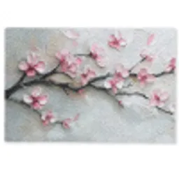 Bloesem - Kunstzinnig - Roze - Sakura Deurmat klein -zkaufland3d