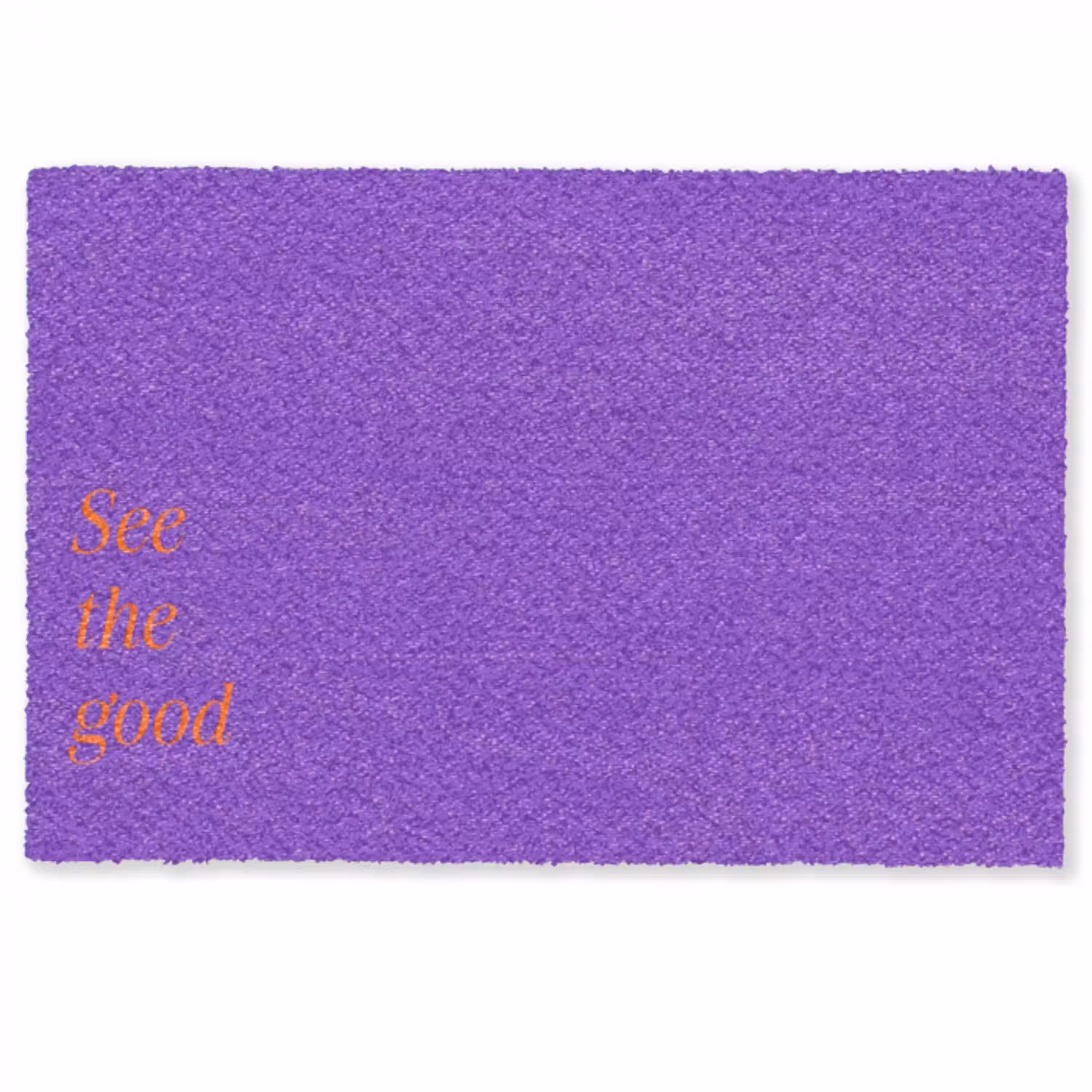 See the good - Oranje - Paars Deurmat klein -zkaufland3d