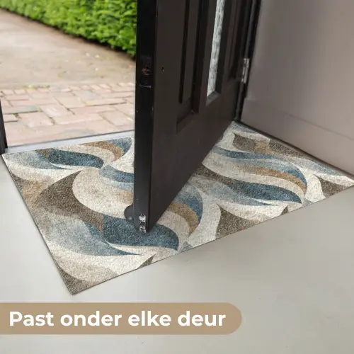 Abstract - Golven - Kleurrijk Deurmat klein 898 -USP_NL