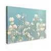 Stengels - Bloemen - Lucht - Wit canvas 2cm klein -z3d