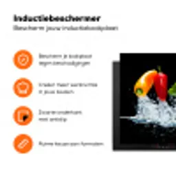 Peperige Opfrissing Inductie beschermer vinyl 3mm klein -zzzzzzz-td-ups
