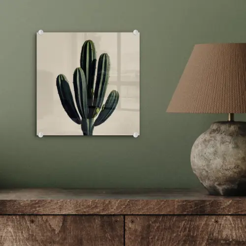 Cactus - Subtiel - Groen plexiglas 5mm klein -sfeer3