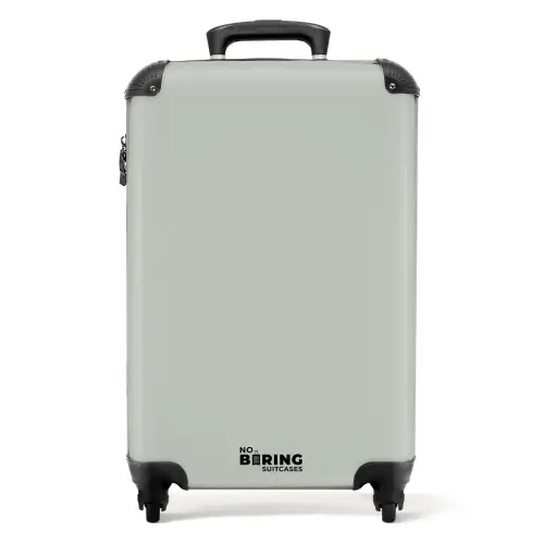 Licht grijse tint NBS - Handbagage koffer - Kinderen Unisex middel -productfoto_recht