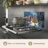 Kerstwonder - Winteravond - Kleurrijk keuken achterwand spatscherm klein -usp_NL