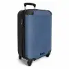 Lederen look blauw NBS - Handbagage koffer - Kinderen Unisex middel -productfoto_3d