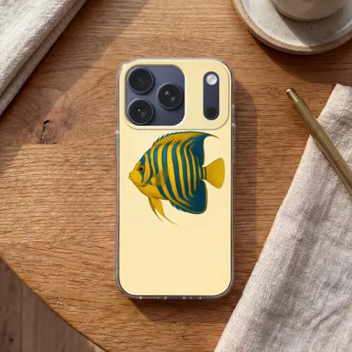 Felgeel - Vis - Strepen - Vinnen Telefoonhoesje iPhone 17 Pro klein -sfeer1