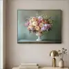 Orchidee - Boeket - Vaas - Bloemen Textielframe - compleet frame klein -sfeer2
