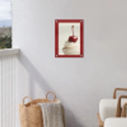 Cupcake - Kers - Rood tuinposter los doek klein -sfeer8