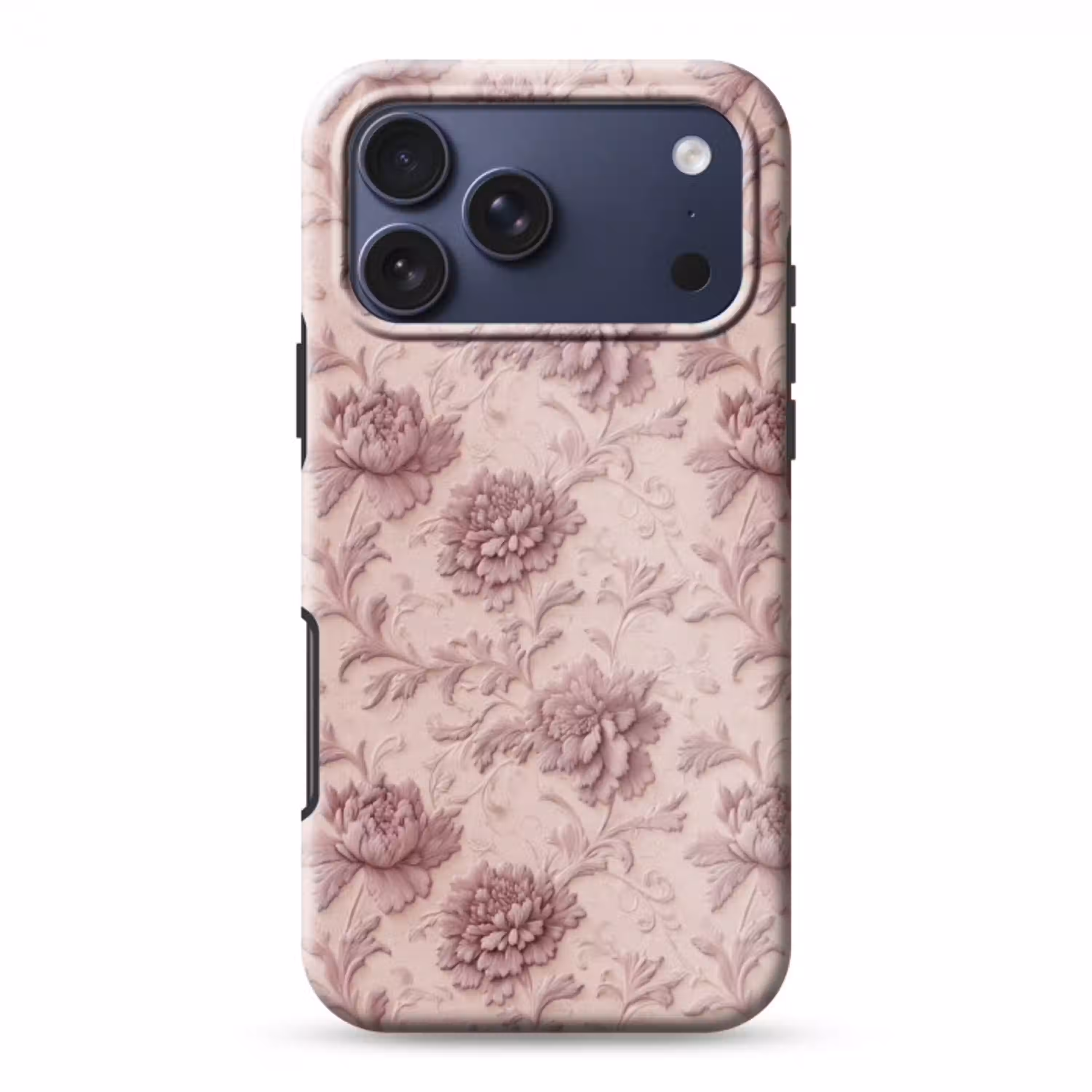 Reliëf - Pioenrozen - Roze Toughcase MagSafe Apple iPhone 17 Pro Max klein 1019 -3d