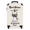 Zoë Zebra NBS - Handbagage koffer - Kinderen Unisex middel -productfoto_recht